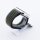 Bandmeister® Armband Flausch Klettverschluss für Apple Watch dark olive green 42/44/45/49mm