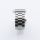 Bandmeister® Armband 3-Segment Edelstahl Business silver für Apple Watch 42/44/45mm