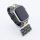 Bandmeister® Armband 3-Segment Edelstahl Business black/gold für Apple Watch 42/44/45mm