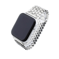 Bandmeister® Armband Edelstahl Wabe silver für Apple Watch 38/40/41mm