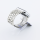 Bandmeister® Armband Edelstahl Wabe silver für Apple Watch 42/44/45mm