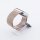Bandmeister® Armband Milanaise Klapp-/Raster-Verschluss rose gold für Apple Watch 42/44/45mm