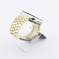 Bandmeister® Armband Edelstahl Wabe gold für Apple Watch 38/40/41mm