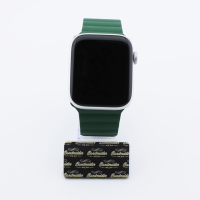 Bandmeister® Armband Silikon Magnetverschluss Welle green für Apple Watch 38/40/41mm S