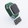 Bandmeister® Armband Silikon Magnetverschluss Welle green für Apple Watch 38/40/41mm M