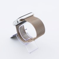 Bandmeister® Armband Milanaise Glieder Klapp-Verschluss vintage gold für Apple Watch 38/40/41mm