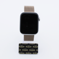 Bandmeister® Armband Milanaise Glieder Klapp-Verschluss vintage gold für Apple Watch 42/44/45mm