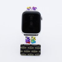 Bandmeister® Armband Kunstharz Glieder Candy multicolor für Apple Watch 42/44/45mm
