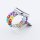 Bandmeister® Armband Kunstharz Glieder Candy multicolor für Apple Watch 42/44/45mm