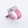 Bandmeister® Armband Kunstharz Glieder Candy pink für Apple Watch 38/40/41mm