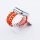 Bandmeister® Armband Kunstharz Glieder Candy orange für Apple Watch 38/40/41mm