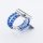 Bandmeister® Armband Kunstharz Glieder Candy dark blue für Apple Watch 42/44/45mm
