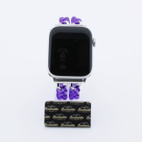 Bandmeister® Armband Kunstharz Glieder Candy purple...