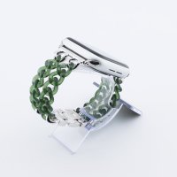 Bandmeister® Armband Kunstharz Glieder Candy green für Apple Watch 38/40/41mm