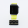Bandmeister® Armband Silikon transparent yellow für Apple Watch 42/44/45mm