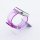 Bandmeister® Armband Silikon transparent purple für Apple Watch 38/40/41mm