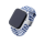 Bandmeister® Armband Nylongewebe geflochten Klappverschluss blue-white W für Apple Watch 38/40/41mm