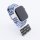 Bandmeister® Armband Nylongewebe geflochten Klappverschluss blue-white W für Apple Watch 42/44/45mm