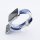 Bandmeister® Armband Nylongewebe geflochten Klappverschluss blue-white Z für Apple Watch 42/44/45mm