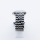 Bandmeister® Armband Nylongewebe geflochten Klappverschluss black-white für Apple Watch 42/44/45mm