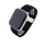 Bandmeister® Armband Nylongewebe geflochten Klappverschluss black für Apple Watch 38/40/41mm