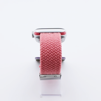 Bandmeister® Armband Nylongewebe geflochten Klappverschluss pink für Apple Watch 38/40/41mm
