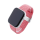 Bandmeister® Armband Nylongewebe geflochten Klappverschluss pink für Apple Watch 42/44/45mm
