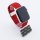 Bandmeister® Armband Nylongewebe geflochten Klappverschluss red für Apple Watch 38/40/41mm