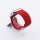 Bandmeister® Armband Nylongewebe geflochten Klappverschluss red für Apple Watch 42/44/45mm
