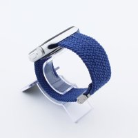 Bandmeister® Armband Nylongewebe geflochten Klappverschluss atlantic blue für Apple Watch 38/40/41mm