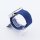 Bandmeister® Armband Nylongewebe geflochten Klappverschluss atlantic blue für Apple Watch 42/44/45mm