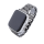 Bandmeister® Armband Edelstahl in Diamant Optik black für Apple Watch 38/40/41mm