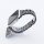 Bandmeister® Armband Edelstahl in Diamant Optik black für Apple Watch 38/40/41mm
