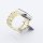 Bandmeister® Armband Edelstahl in Diamant Optik gold für Apple Watch 38/40/41mm