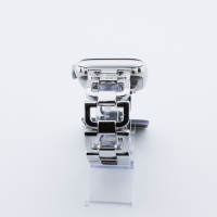Bandmeister® Armband Edelstahl in Diamant Optik Crystal silver für Apple Watch 38/40/41mm