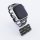 Bandmeister® Armband Edelstahl in Diamant Optik Crystal black für Apple Watch 38/40/41mm