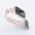Bandmeister® Armband Edelstahl in Diamant Optik Crystal rose gold für Apple Watch 42/44/45mm