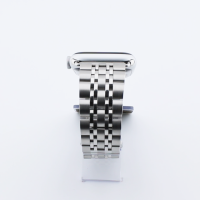 Bandmeister® Armband 7-Segment Edelstahl silver für Apple Watch 38/40/41mm