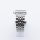 Bandmeister® Armband 7-Segment Edelstahl silver für Apple Watch 38/40/41mm