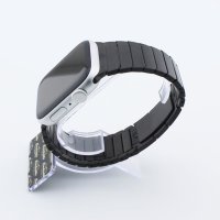 Bandmeister® Armband Edelstahl Bache black für Apple Watch 42/44/45mm