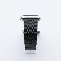 Bandmeister® Armband 7-Segment Edelstahl black für Apple Watch 38/40/41mm