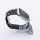 Bandmeister® Armband 7-Segment Edelstahl black für Apple Watch 38/40/41mm