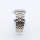 Bandmeister® Armband 7-Segment Edelstahl silver/rose gold für Apple Watch 38/40/41mm