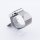 Bandmeister® Armband Milanaise Magnetverschluss Duo silver für Apple Watch 42/44/45mm