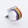 Bandmeister® Armband Silikon Dornverschluss rainbow für Apple Watch 38/40/41mm