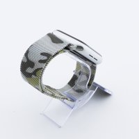 Bandmeister® Armband Milanaise Magnetverschluss camouflage brown für Apple Watch 38/40/41mm