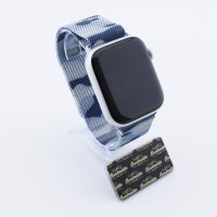 Bandmeister® Armband Milanaise Magnetverschluss camouflage blue für Apple Watch 38/40/41mm
