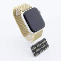 Bandmeister® Armband Milanaise Magnetverschluss gold für Apple Watch 38/40/41mm