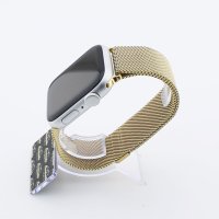 Bandmeister® Armband Milanaise Magnetverschluss gold für Apple Watch 42/44/45mm