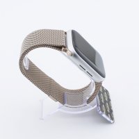Bandmeister® Armband Milanaise Magnetverschluss pure white für Apple Watch 42/44/45mm